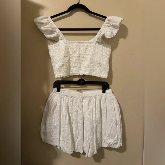 Aerie seersucker matching skirt set - Picture 6 of 6